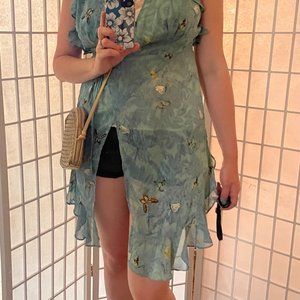 Butterfly Chiffon Dress